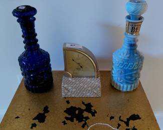 Antique liquor bottles. Jim Beam 