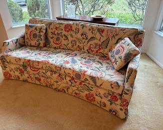 Another view of the curved couch - low profile 