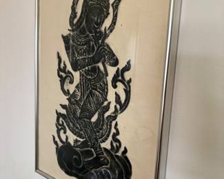 Asian artwork - framed