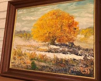 Acrylic artwork  framed 