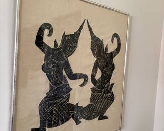 Asian artwork - framed 