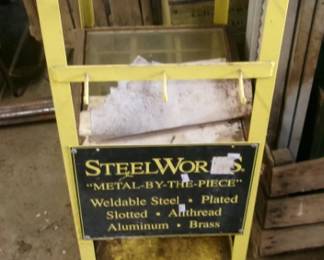 STEEL DISPLAY RACK