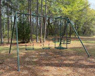 Heavy duty swing set. Hand made 