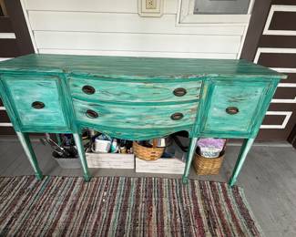 Artist painted buffet/ sideboard/ server 