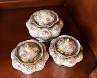 Antique condiment set