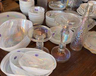 Beautiful contemporary iridescent pieces 
