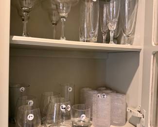 Sets and ind pieces of crystal!