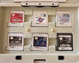 Nintendo DS Games in Case 