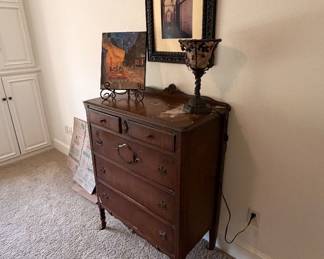 Antique Chest on rollers 