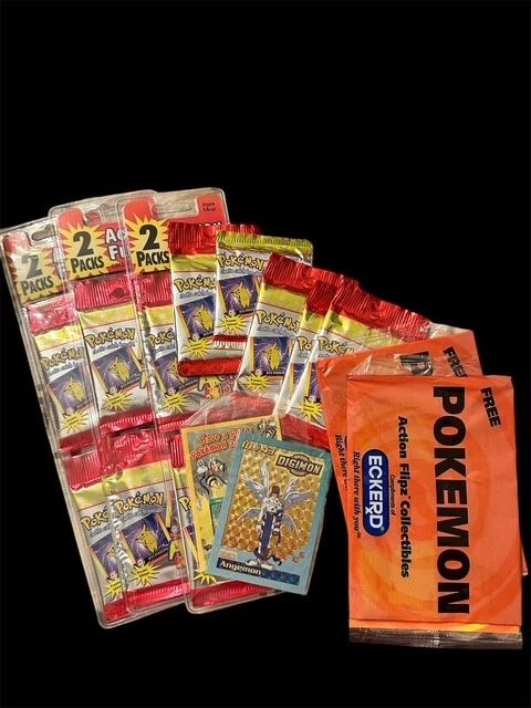 90's unopened Pokemon card packs