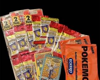 90's unopened Pokemon card packs