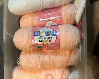 yarn - multiple colors  and multiple skeins of same color