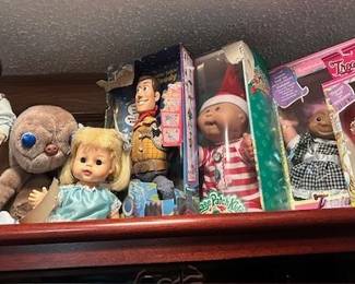 Cabbage Patch dolls, ET, Toy Story, Trolls