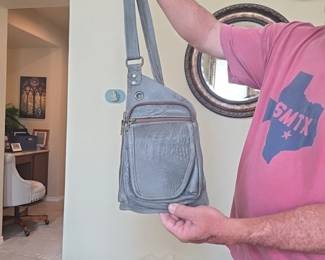 Men's Ostrich Sling