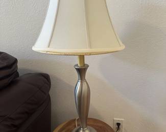 Silver table lamp (very substantial)