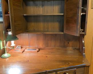 Ethan Allen Old Tavern corner desk and hutch
