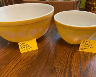 Vintage Pyrex Butterfly Gold