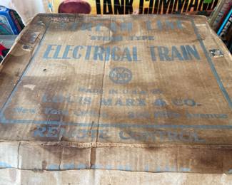 Vintage electric train