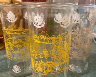 Vintage Williamsburg glasses
