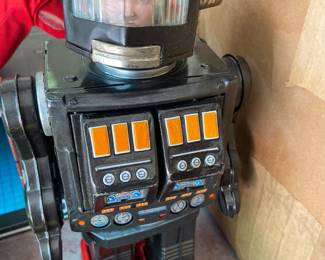 Vintage 1960's Horikawa toy tin super astronaut
