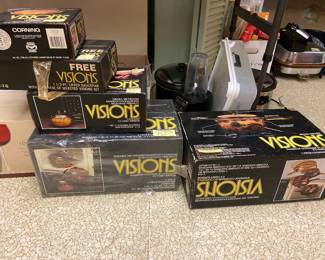 Vintage new in box Visions cookware