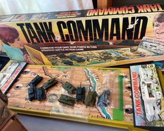 Vintage Tank Command toy game
