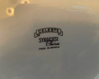 “Celeste” by Syracuse China