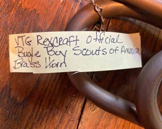 Vintage Rexcraft official Bugle Boy Scouts of America