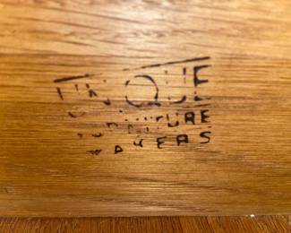 Unique Furniture Company maple hutch