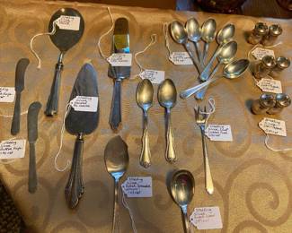 Sterling silver serving pieces