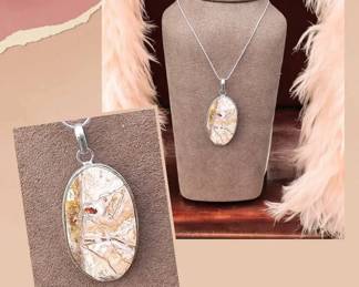 Mexican Laguna Lace Necklace  Tested