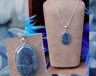 Ruby In Fuchsite Necklace  Tested