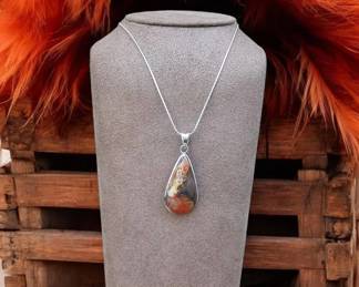 Teardrop Red Jasper Necklaces  Tested