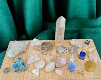 Gemstones  Raw  Polished