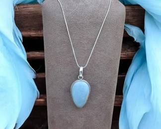 Angelite Necklace  Tested