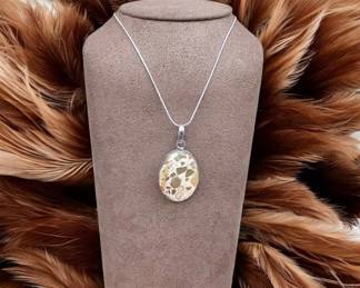 Coffee Jasper Necklace  Tested