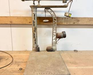 8 AntiqueFairbanksStoreCounterScale