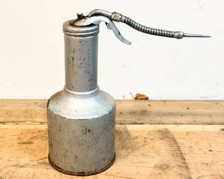 106 VintageEagleOilCanFlexSpoutPumpOilerUSAMetalMachinistTool