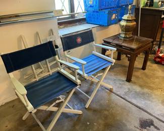 PAIR OF DIRECTOR CHAIRS