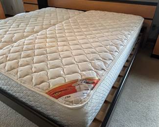 MID MODERN PLATFORM KING SIZE (TWO TWINS) BED WITH STORAGE
