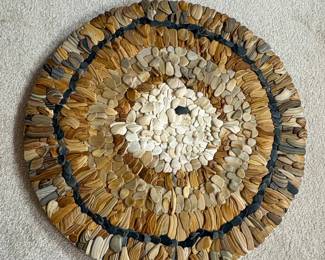 Pebble Sea Shell Mosaic Wall Art
