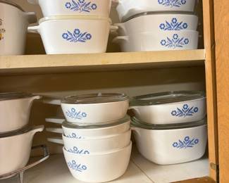 CorningWare "Blue Cornflower" Casserole Dishes