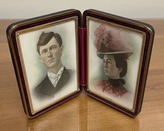 Victorian Double Portrait Daguerreotype Frame