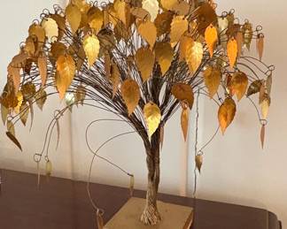 J.E. Tramel "Dream Tree" Mid-Century Modern Metal Sculpture