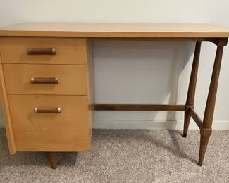 Mid-Century Modern Teak Dresser and Desk Set by American of Martinsville