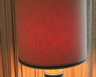 Mid-Century Bitossi Style Sgraffitto Ceramic Table Lamp