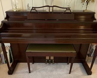 Wurlitzer Spinet Piano with Bench