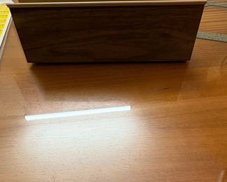 Vintage Wooden Desk Organizer
