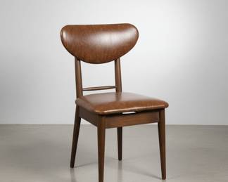 Mid-Century Modern Upholstered Dining Chair