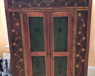 Antique Indonesian Cupboard w/ Interior Shelves